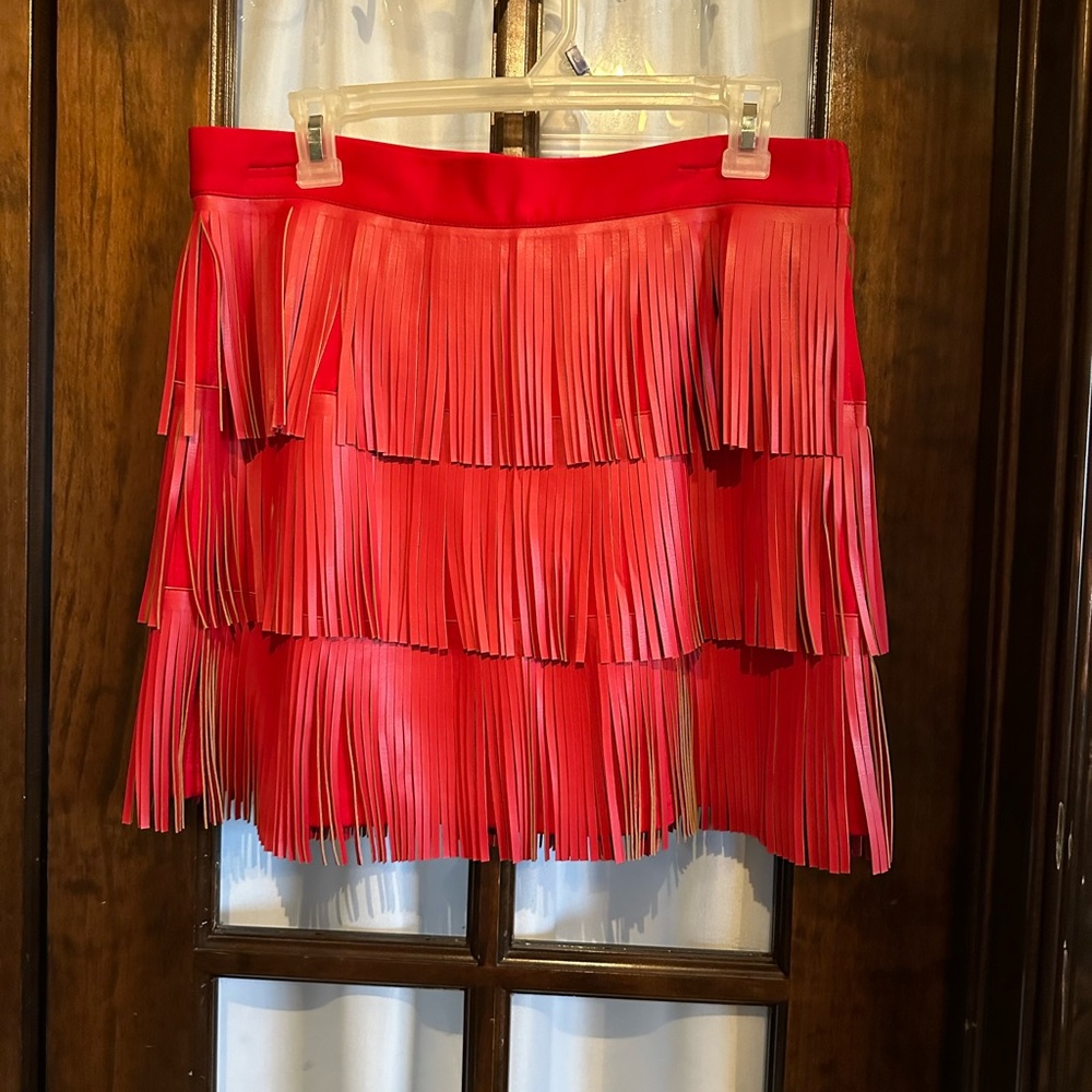 Boutique Pleather Skirt - Size Large